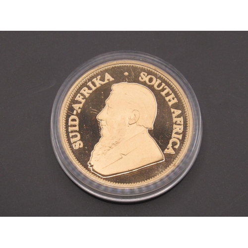 239 - SA Mint - 2001 Krugerrand 1oz gold coin, No.1395/2500, encapsulated in original case with COA