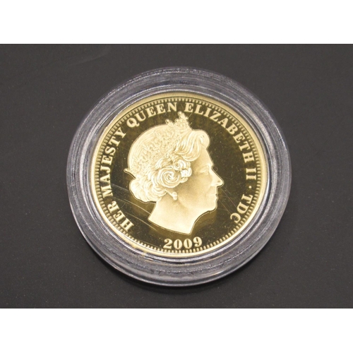 240 - The London Mint Office - 22ct Gold 2009 Tristan Da Cunha Uncirculated Britannia Guinea