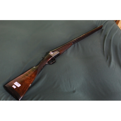 541 - Shotgun certificate required - 12B Arthur Turner side by side non-ejector double trigger shotgun wit... 