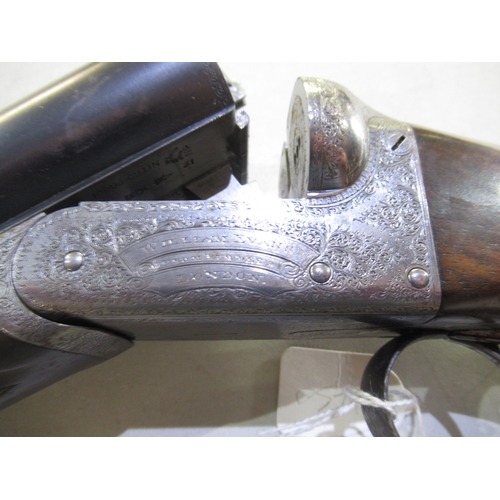 545 - Shotgun certificate required - William Evans of London 12B side-by-side shotgun, double trigger, box... 