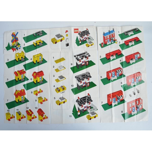 131 - Lego Weetabix set of 3 promotional village model sets from 1976, all sets complete and with original... 