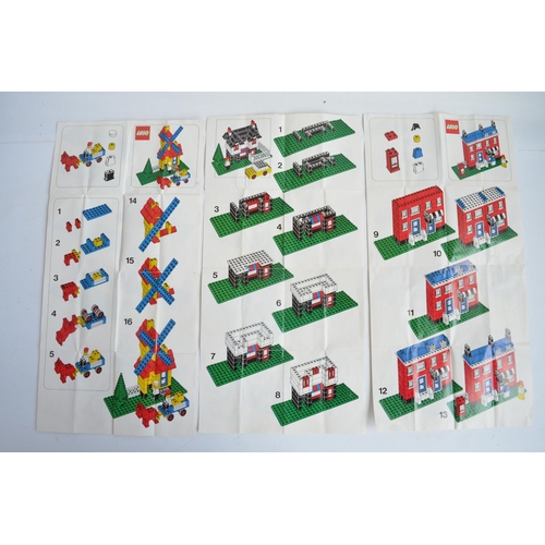 131 - Lego Weetabix set of 3 promotional village model sets from 1976, all sets complete and with original... 