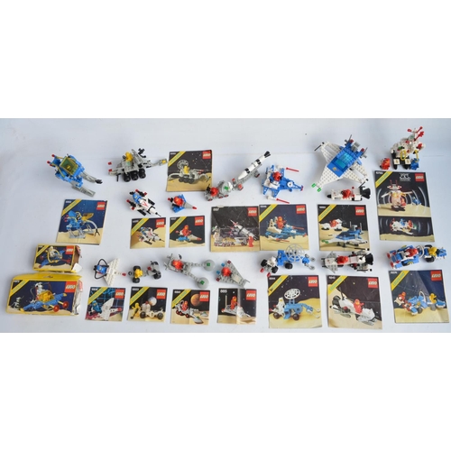 133 - Seventeen Lego Space sets including 2 boxed, all sets complete and with original instructions, inclu... 