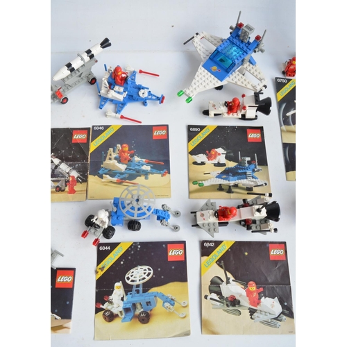 133 - Seventeen Lego Space sets including 2 boxed, all sets complete and with original instructions, inclu... 