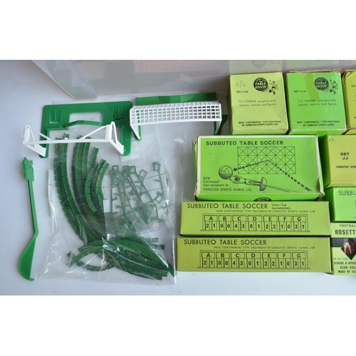 135 - Collection of Subbuteo accessories including stadium sections and boxed sets (all boxes with content... 