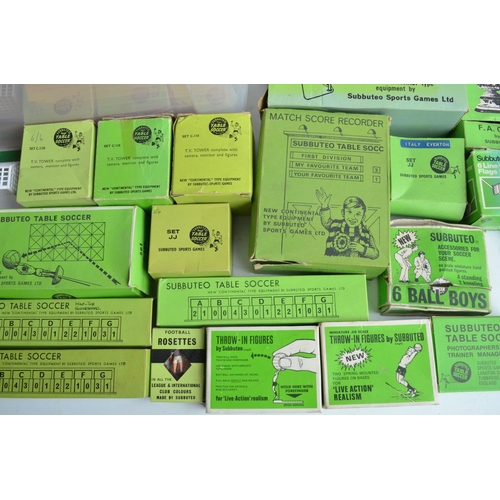 135 - Collection of Subbuteo accessories including stadium sections and boxed sets (all boxes with content... 