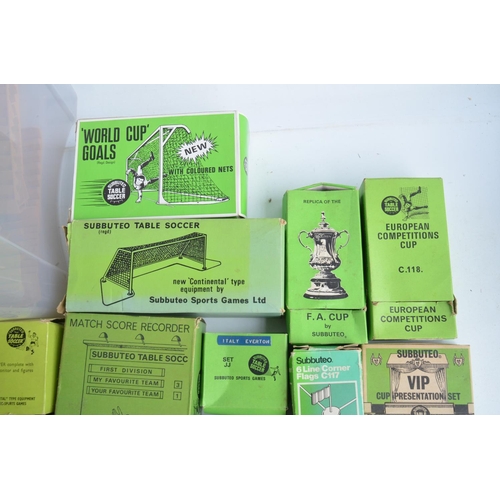 135 - Collection of Subbuteo accessories including stadium sections and boxed sets (all boxes with content... 