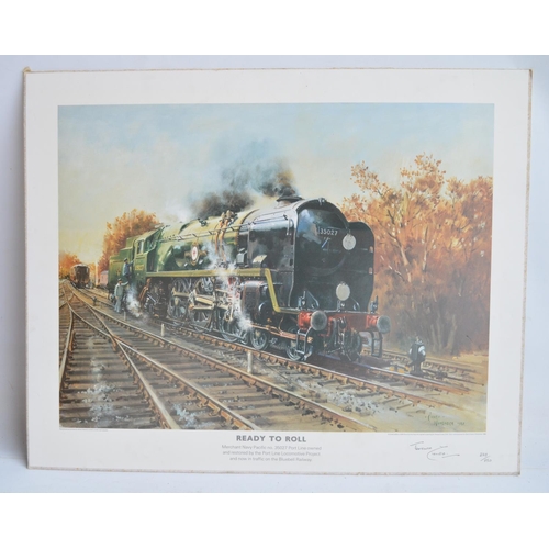 149 - Collection of railway prints, mostly framed to include 'New Street 1957' by Philip D Hawkins (86.5x7... 