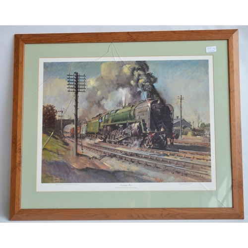 149 - Collection of railway prints, mostly framed to include 'New Street 1957' by Philip D Hawkins (86.5x7... 