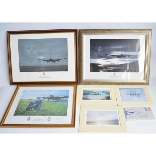 150 - Collection of Dambusters prints to include 'Great Warrior', a tribute to Dambuster pilot Bill Townse... 