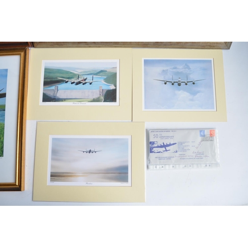 150 - Collection of Dambusters prints to include 'Great Warrior', a tribute to Dambuster pilot Bill Townse... 