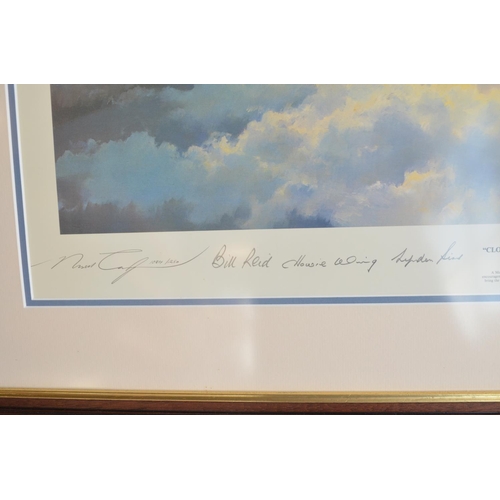 151 - 'Cloud Companions', large aircraft print by famed but recently deceased aviation artist Robert Taylo... 