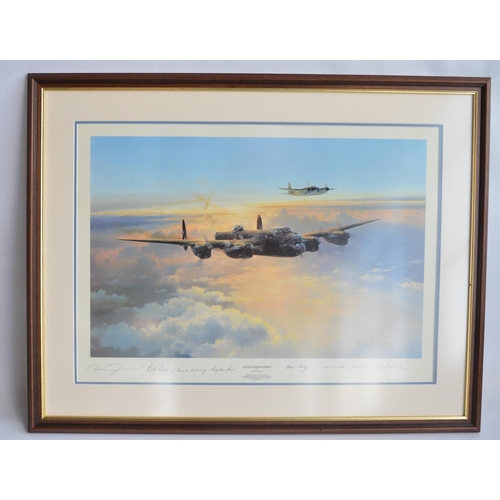 151 - 'Cloud Companions', large aircraft print by famed but recently deceased aviation artist Robert Taylo... 