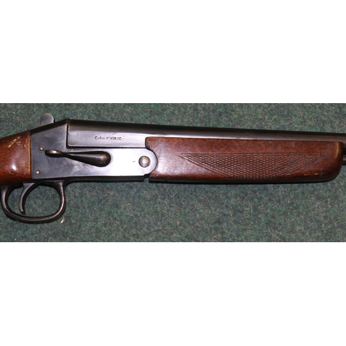 566 - Shotgun certificate required - .410 Canon Monobloc singer barrel hammer non-ejector shotgun, barrel ... 