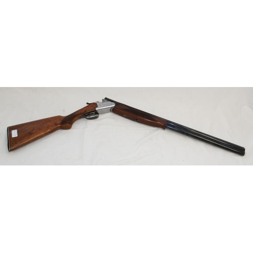 558 - Shotgun certificate required - Lanbar 12B over-under shotgun, single trigger non-ejector, 13 vented ... 