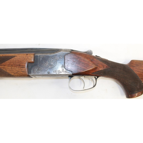 559 - Shotgun certificate required - Laurona 12B over-under shotgun, double trigger non-ejector, barrel L2... 