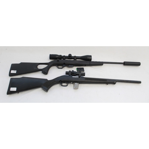 575 - Section 1 License Required - Marlin .22LR with magazine and scope, serial no. 03214997 &  Mossberg 8... 