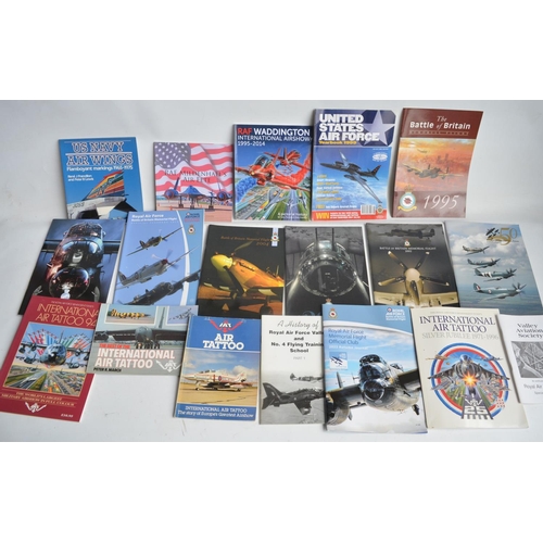 174 - Collection of aviation related brochures, original photos taken at various airshows back to the 1980... 