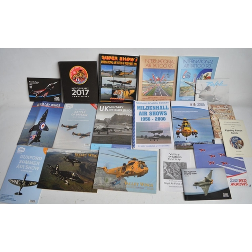 174 - Collection of aviation related brochures, original photos taken at various airshows back to the 1980... 