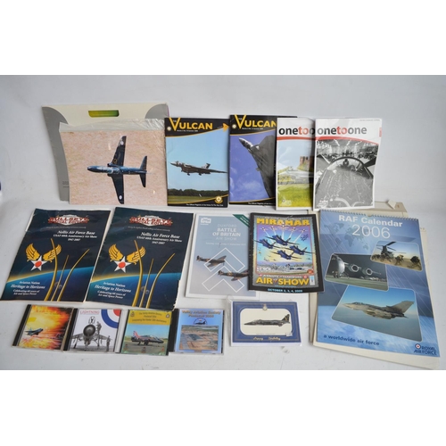 174 - Collection of aviation related brochures, original photos taken at various airshows back to the 1980... 