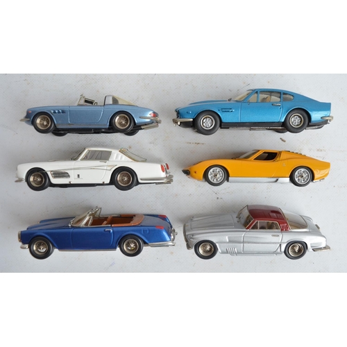 187 - Six 1/43 diecast car models from BBR, Western Models, Enco and Illustra including rare examples, all... 