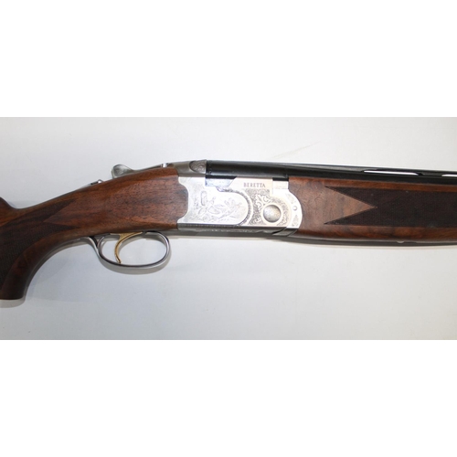 557A - Shotgun Certificate Required - Cased Beretta 686 Silver Pigeon 1, 12B over-under , multi-choke, 8 ve... 