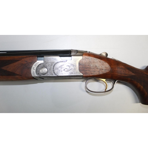 557A - Shotgun Certificate Required - Cased Beretta 686 Silver Pigeon 1, 12B over-under , multi-choke, 8 ve... 