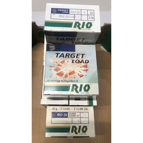 608 - 175 boxed RIO Target Load 12B shotgun cartridges  (Shotgun certificate required)