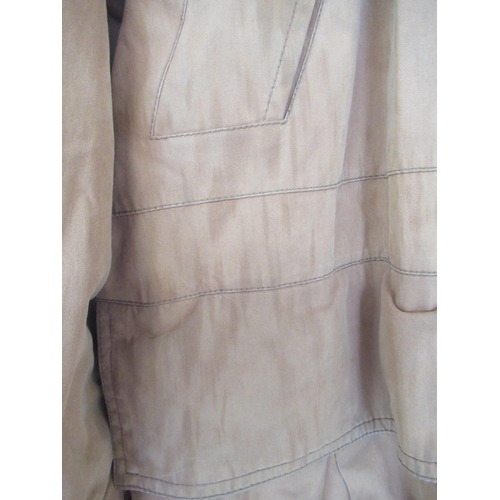 458 - XXL Purdey tan-coloured shooting jacket in good condition with some light fading and water staining