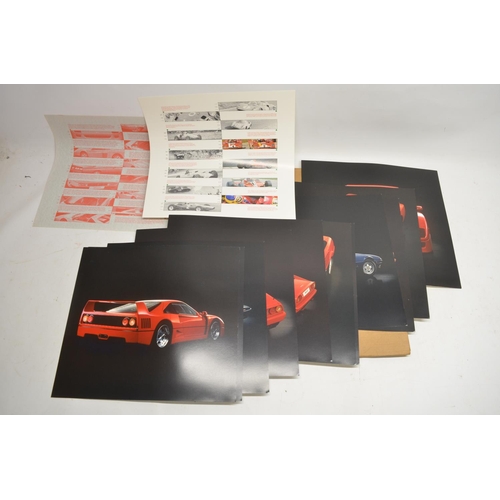 196 - Four Ferrari calendars, 1988; 1991; 1994; 1998; other car calendars Porsche, Nardi, Maserati, Fiat e... 