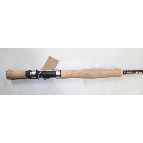 449 - Normark Bluefox 'Big Game Fly' three-section 9 1/2 ft rod in excellent condition, complete with orig... 