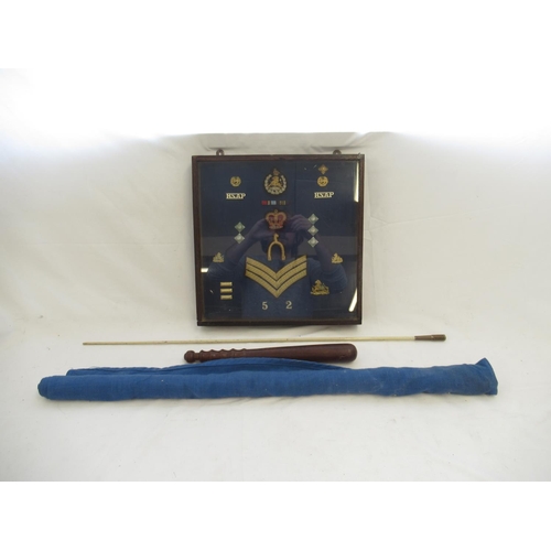 349 - Unique collection of items relating to the British South African Police in Rhodesia. Including an 18... 