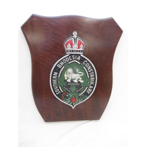 349 - Unique collection of items relating to the British South African Police in Rhodesia. Including an 18... 