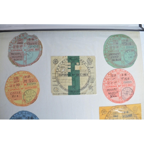 191A - Outstanding collection of vintage UK vehicle tax discs as collected by former South Yorkshire Police... 