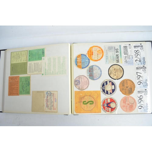 191A - Outstanding collection of vintage UK vehicle tax discs as collected by former South Yorkshire Police... 