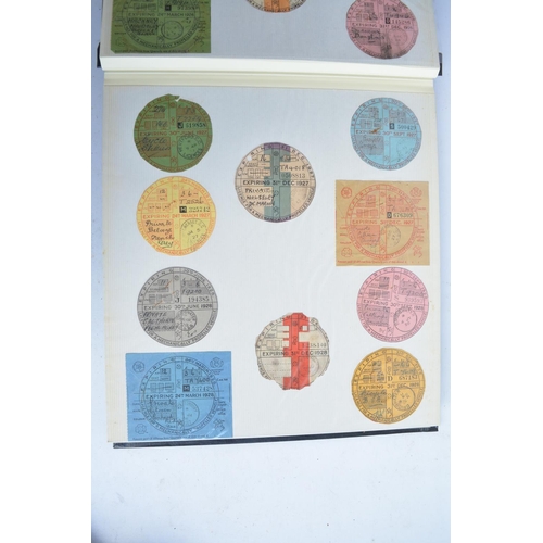 191A - Outstanding collection of vintage UK vehicle tax discs as collected by former South Yorkshire Police... 