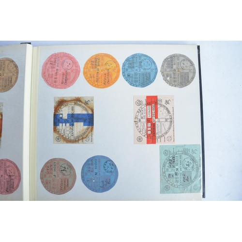 191A - Outstanding collection of vintage UK vehicle tax discs as collected by former South Yorkshire Police... 