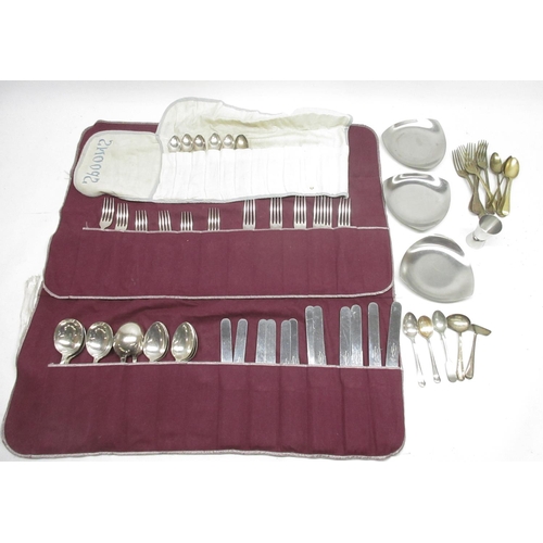 1160 - Smeco A1 EPNS canteen of cutlery, six place settings and other plated cutlery