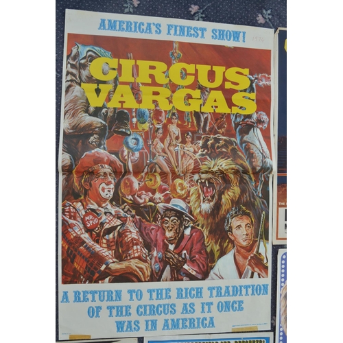 23 - Collection of Circus advertising posters to include Circus Vargas, Circus Rico, Ashton's etc plus a ... 