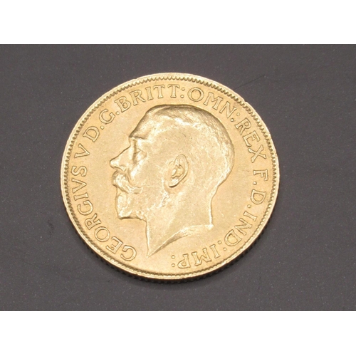 616 - George V 1912 Sovereign