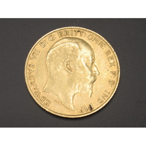 626 - Edward VII 1910 Half-Sovereign