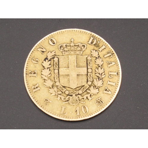  Vittorio Emanuele II 1863 10 Lire