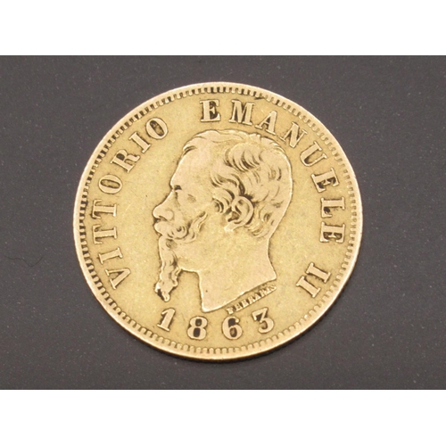  Vittorio Emanuele II 1863 10 Lire