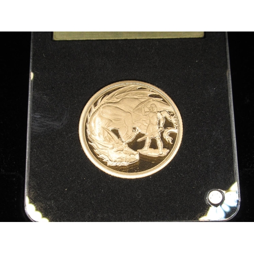 610 - Elizabeth II 2021 Sovereign, encapsulated in case with box