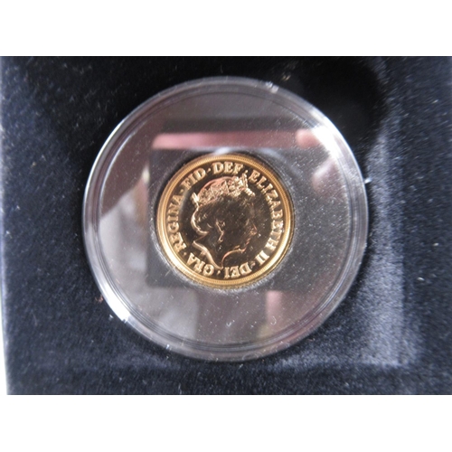 609 - Jubilee Mint - The 2016 United Kingdom 22-Carat Gold Sovereign, encapsulated in case with COA