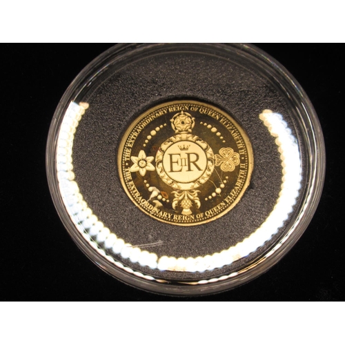 634 - Harrington & Byrne - 2021 Queen Elizabeth II Platinum Jubilee Quarter Ounce Gold Proof Coin and 2021... 