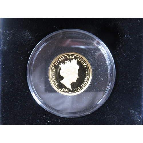 635 - Harrington & Byrne - The Official 2021 Royal National Lifeboat Institution Gold Proof Sovereign and ... 