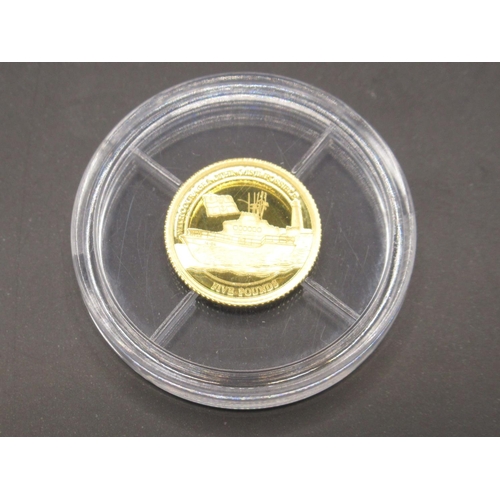 635 - Harrington & Byrne - The Official 2021 Royal National Lifeboat Institution Gold Proof Sovereign and ... 