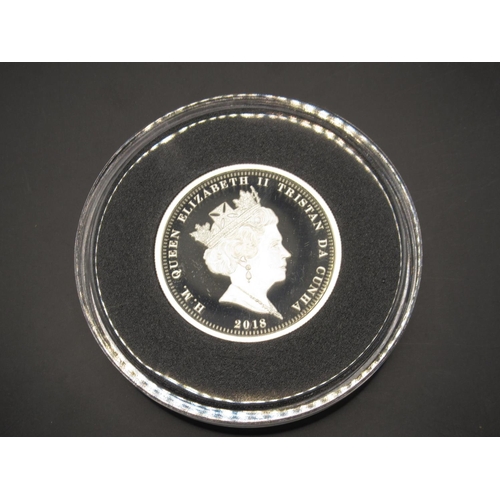 713 - The Bradford Exchange - The Royal Wedding Silver Piedfort Coin celebrating the marriage of Prince Ha... 