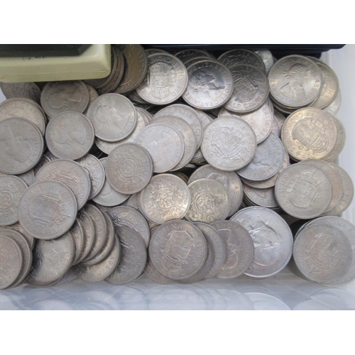 759 - Large collection of British and other coins in 2 boxes